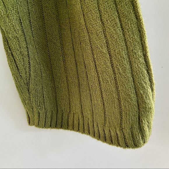 Vintage Studio Cowl Neck Sweater Sage Green size Large - Picture 9 of 14